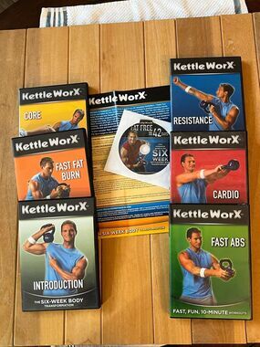 Kettlebell workout DVD set 